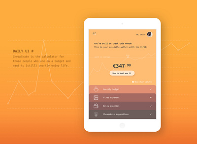 Tablet Design - monthly budget app app bank budget dailyui design expandables flat logo monthly practice responsive design sketch tablet typography ui ux vector web