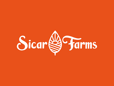 SicarFarms brand brand identity branding design grmnstudio illustration lettering logo logodesign logotype