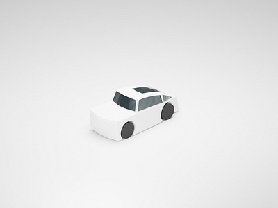 Premium Car 3d blender cars illustration isometric lowpoly