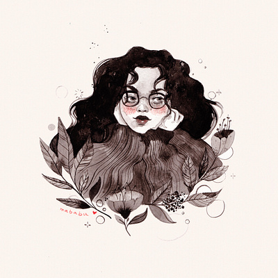 Inktober day 2 blackink faces ink inktober2019 portrait