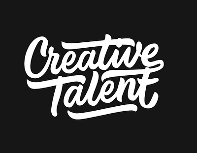 Creative Talent clientwork custom lettering design hand drawn handlettering lettering logo logotype procreate typography