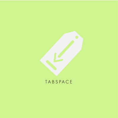 TabSpace branding design design challenge explorations flat graphic design minimal typography vector