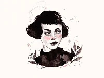 Inktober Day 1 blackink chineseink drawing faces illustration ink inktober portrait