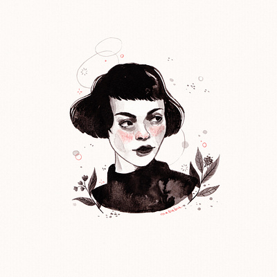 Inktober Day 1 blackink chineseink drawing faces illustration ink inktober portrait