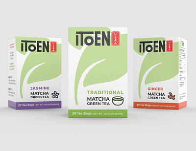 Ito En branding logo package design