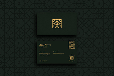 Assis Neves elegant emerald gold logo luxury photographer