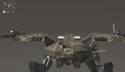 Military Robot 3d artist 3d modeling 3dsmax game design rendering substance painter texturing