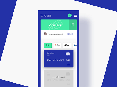 Split Bill Payment adobe xd bill share bill split finance app group bill details mobile app design payment ui ux design user experience user interface design