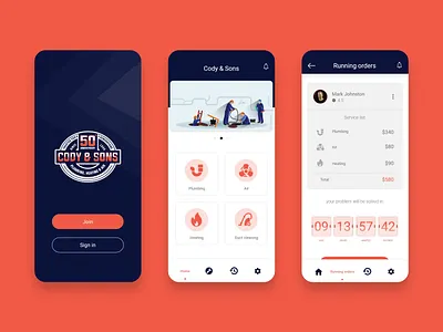 plumber ui design design plumber ui design ui uiux