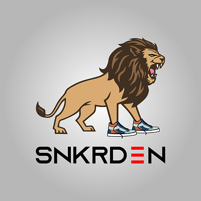 SNKRDEN branding design flat icon illustration illustrator lettering logo typography vector