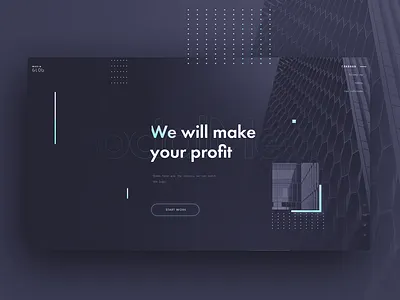 Landing Page - Agency SMM creative design design flat identity landing landing page minimal ui ux web website