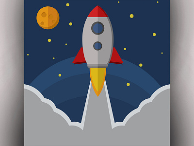 Rocket illustration vector vector illustration vectorart