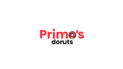 primo's donuts branding design graphic graphicdesign icon illustration illustrator logo logodesign logotype minimal type typography