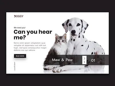 Pet Shop Header Exploration Template Design branding design hader hader exploration hader template pet petlanding pets typography ui uiux user analysis
