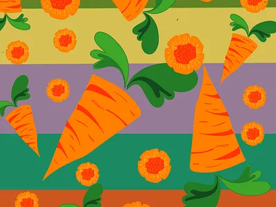 carrot mood art carrot color design illustration дизайн