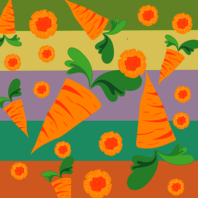 carrot mood art carrot color design illustration дизайн