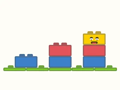 Inktober2019 - Day 5 - Build blocks build cute design illustration inktober inktober2019 lego vector