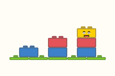 Inktober2019 - Day 5 - Build blocks build cute design illustration inktober inktober2019 lego vector