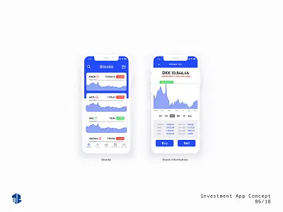 Fractional Investment App Concept app app design app ui design mobile mobile ui ui ux