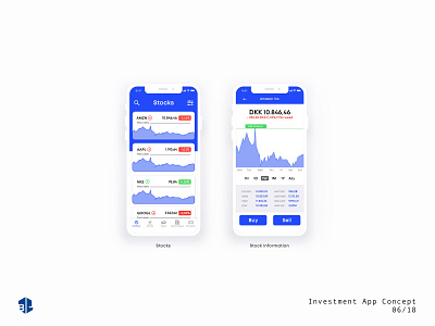 Fractional Investment App Concept app app design app ui design mobile mobile ui ui ux