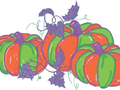 pumpkin art autumn illustration pumpkin