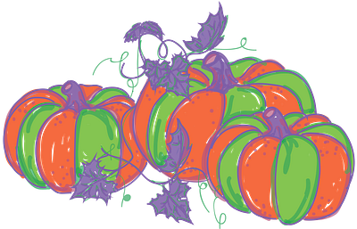 pumpkin art autumn illustration pumpkin