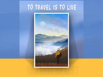 Misty Mountains - Wanderlust early misty morning mountains postcard solo travel traveling waderlust