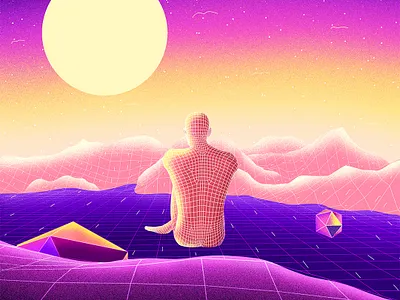 Vaporwave Illustration