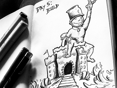 #inktober Day 5: build day5 ink inktober inktober2019