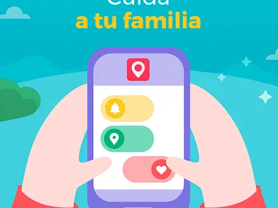 App Ad Illustration app design flat illustration vector