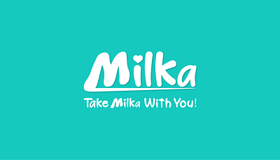 Milka logo identity design logotype