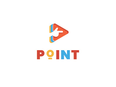 POINT | Exploration bright colorful exploration geometric illustration icon logo logo design logo type logodesign logogram logotype minimal modern practice simple simple logo tech typography vibrant