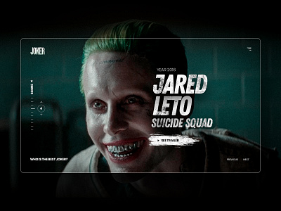 Joker - UI Design Concept colors concept design landing marketing modern photoshop ui ux web