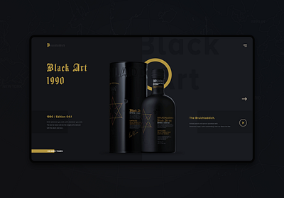 Black Art Product shop ui branding design clean design dark ui drink shop ui e commerce website graphic design logo design product page design shop home page shop ui design uidesign web web page design