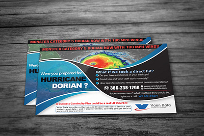 design a unique postcard design dorian hurricane postcard unique