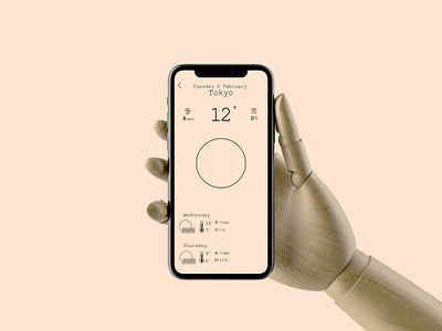 Weather App app design design icon set interaction design interface line art minimalism mobile ui ui uiux vector weather icons
