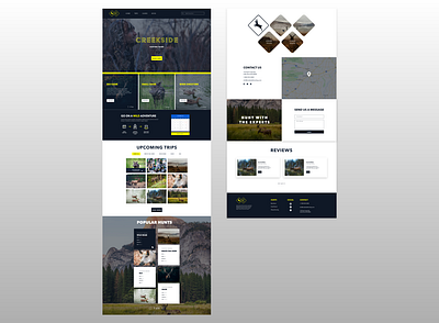 Hunting Landing Page custom website theme design themeforest ui uiux uiuxdesign ux website design xd