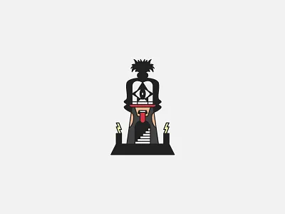 Lighthouse #7 Gene Simmons Kiss brand branding design branding designer daily design dailylogochallenge design design art flat flat design flat illustration flat illustrations gene simmons illustration illustration design illustration digital illustrations kiss lighthouse lighthouse logo