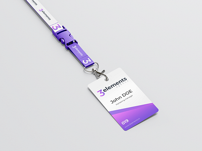 ID Card/Badge Design card design creative agency gradient graphic design id badge id card design illustration shiny pixel design