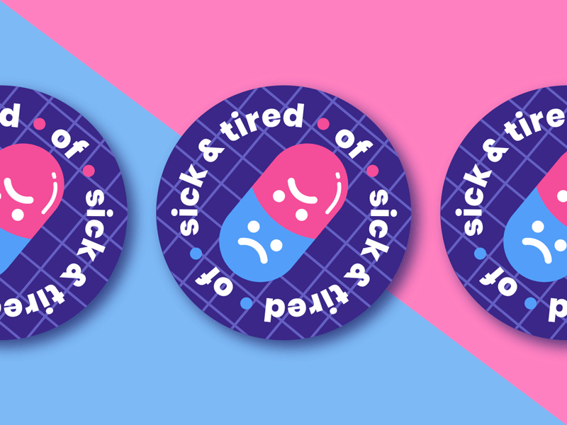 Sick & Tired of Sick & Tired animation illustration logo motion design vector