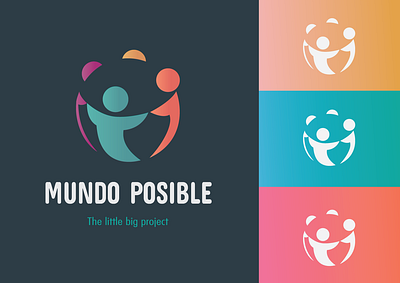 Mundo Posible branding logo logo design vector