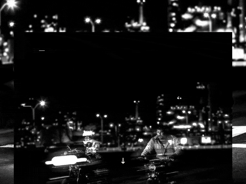 Black Minimal Portfolio Website animation interaction movement ui website design
