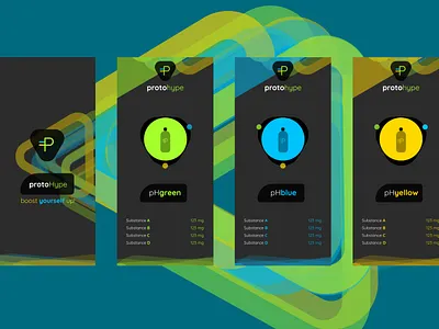 protoHype animation blue color conceptual energy drink green hue logo mobile product design product page promotional design prototype ui ux yellow