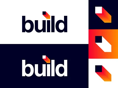 Inktober day 5: build black and white flat design gradient icon illustration inktober inktober2019 logo vector