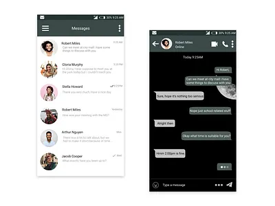 Day 13 direct messaging dailyui design