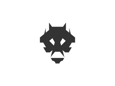 Inktober day 06 Husky abstraction design dog geometry husky icon illustration inktober inktober2019 logo vector wolf