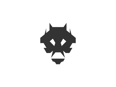 Inktober day 06 Husky abstraction design dog geometry husky icon illustration inktober inktober2019 logo vector wolf