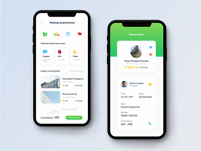 Medical Examination ⚕️ app app concept clean color colorful concept dashboard design design app illustration inspiration iphone medical mobile style task today ui ui design work