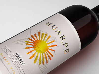 Huarpe Varietal - Wine Label label malbec packaging wine wine label