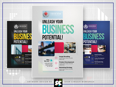 Business Flyer box brands brochure business company cube editable flat flexible geometry light magazine marketing modern notice polygon poster prints psd shape